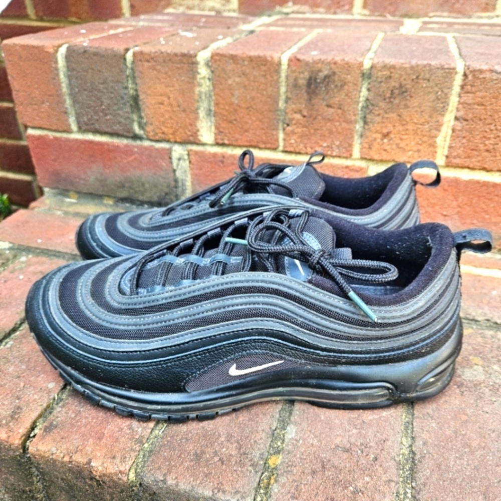Nike Air Max 97 Black Terry Cloth Size 11